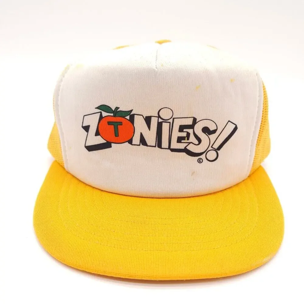 Vintage Florida Citrus‎ Tangerine Bowl Zonies Trucker Mesh Snapback Hat Cap